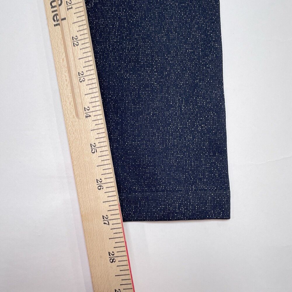 Athleta Twilight 2.0 Tight XS Navy‎ Blue Metallic High Rise Lifestyle Athleisure - Picture 7 of 8